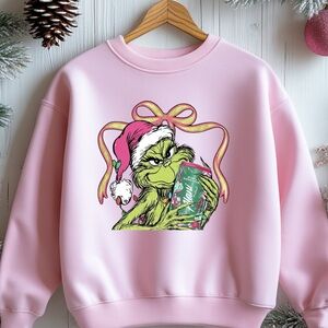 Pink Grinch Alani Christmas Sweatshirt